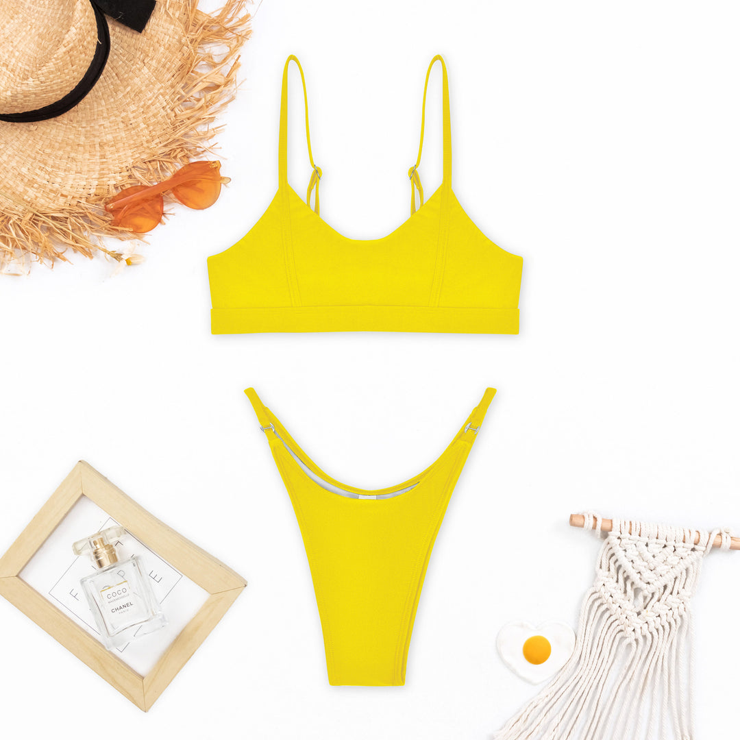 Damen Sportlicher Bikini mit femininen Trägern R&B