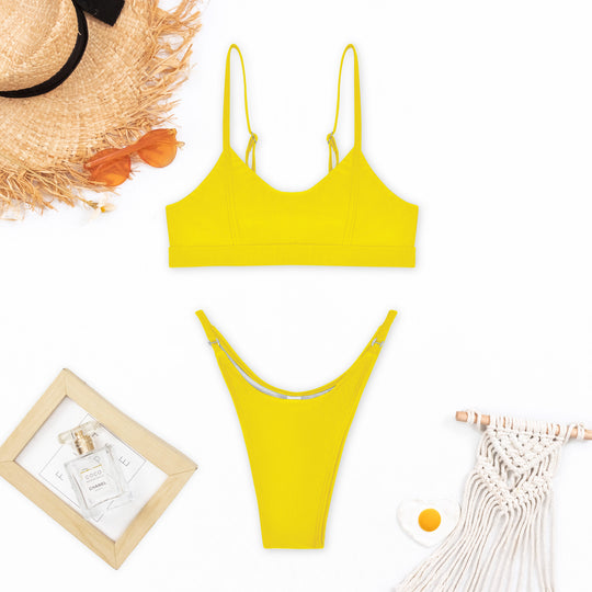 Damen Sportlicher Bikini mit femininen Trägern R&B