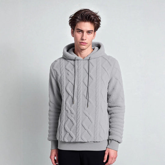 Damen Kuscheliger Fleece-Hoodie mit strukturiertem Design R&B