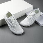 Unisex nan atmungsaktive Strick-Sneaker mit Gedächtnisschaum-Innensohle und flexibler Gummi-Laufsohle R&B