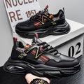 Damen Sportliche Chunky Sneakers mit atmungsaktivem Mesh-Obermaterial und gepolsterter Sohle R&B