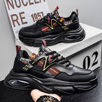 Damen Sportliche Chunky Sneakers mit atmungsaktivem Mesh-Obermaterial und gepolsterter Sohle R&B
