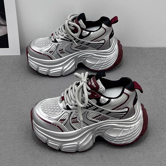 Damen Modische Chunky Sneakers mit innovativer Dämpfungstechnologie R&B