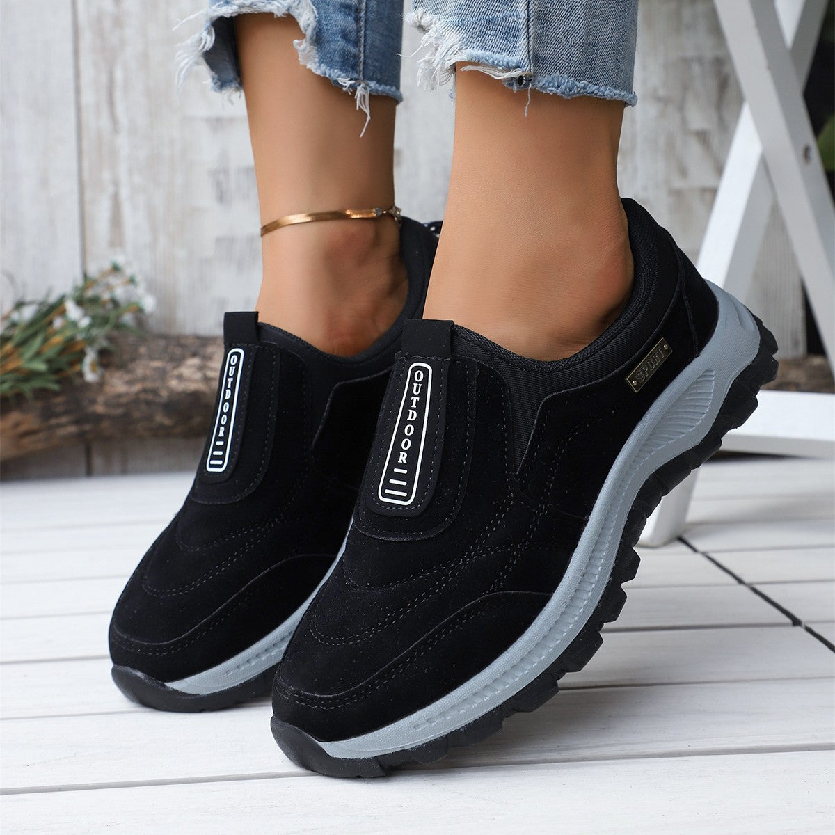 Damen Bequeme Outdoor Sneakers