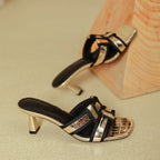 Damen Glamouröse Plateau-Sandalen mit elegantem Riemendesign