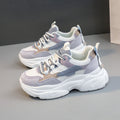 Damen Sportliche Chunky Sneaker mit atmungsaktiven Mesh-Einsätzen und gepolsterter Sohle R&B