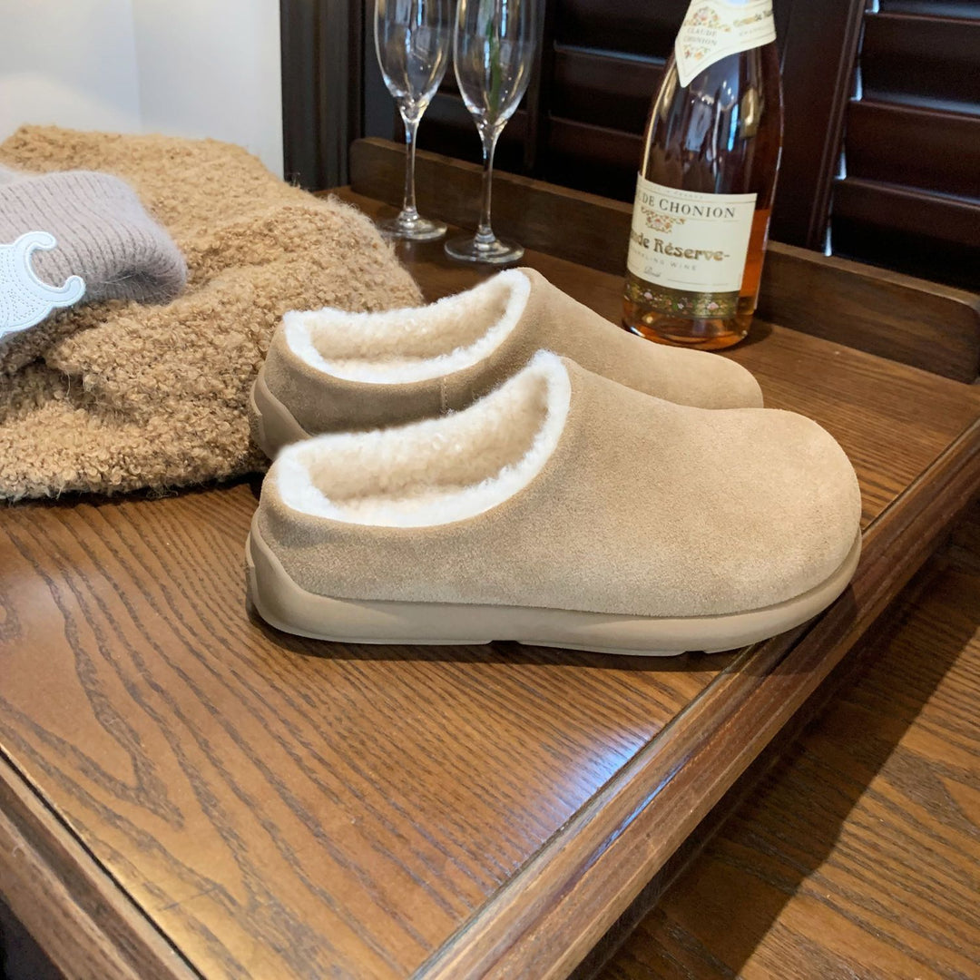 Damen Gemütliche Hausschuhe mit flauschigem Innenfutter R&B