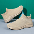 Damen Sportliche Knit Sneakers mit flexiblem Knöchelabschluss