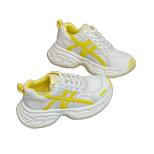 Damen Sportliche Casual Sneakers mit atmungsaktivem Obermaterial und dämpfender Sohle R&B