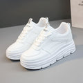 Damen modische Plateau Sneakers mit dämpfender Laufsohle und atmungsaktivem Obermaterial R&B