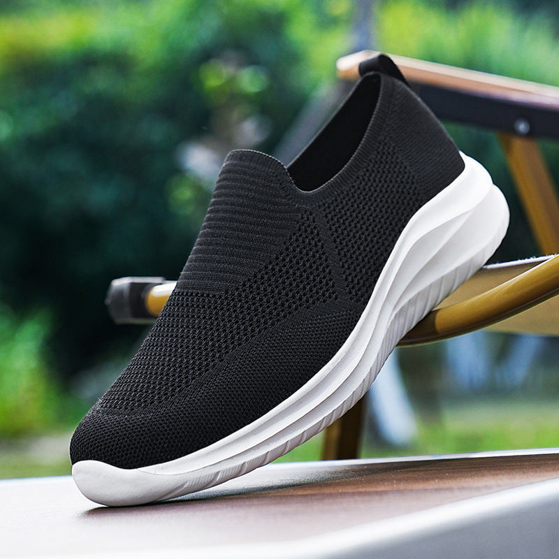 Unisex nan sockenähnlicher Strick-Slipper mit anatomischem Komfortfußbett und flexibler Leichtsohle R&B