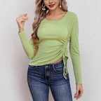 Damen Langarmshirt mit raffiniertem Rüschendetail R&B