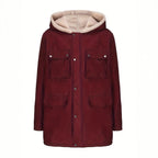 Damen Wickeljacke mit kuscheligem Innenfutter R&B