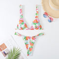 Damen wunderschöner Bikini mit floralen Mustern R&B