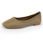 Damen Ballerinas aus atmungsaktivem Strickmaterial mit bequemer Fußbettung R&B