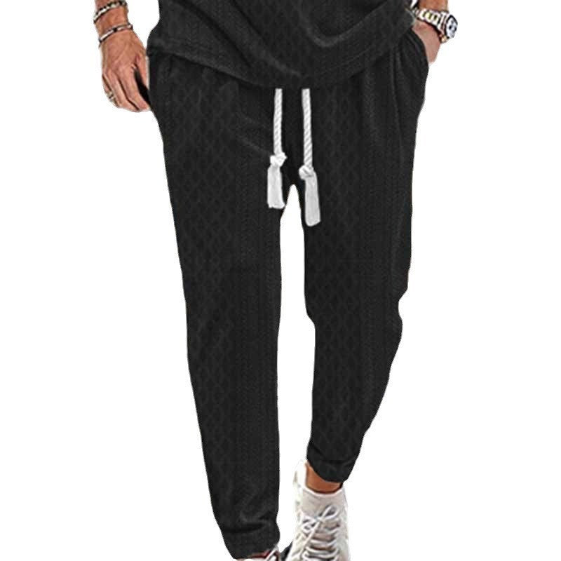 Herren Sportliche Freizeithose mit elastischem Bund und seitlichem Kordelzug R&B