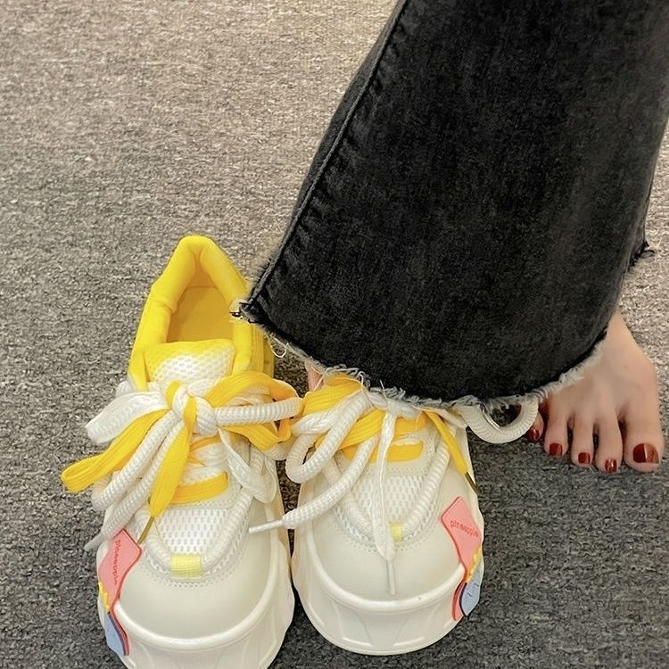 Damen Sneakers im farbenfrohen Design mit atmungsaktiver Sohle R&B