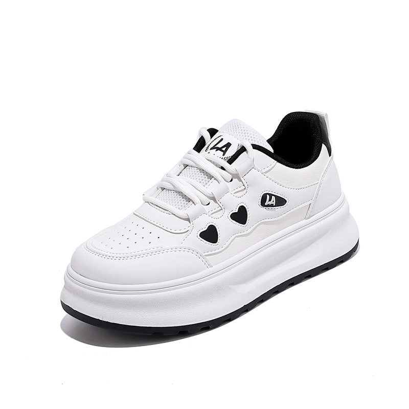 Damen Sportliche Sneakers mit Herz-Akzenten und kompaktem Profil R&B
