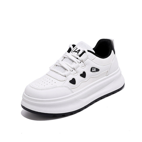 Damen Sportliche Sneakers mit Herz-Akzenten und kompaktem Profil R&B