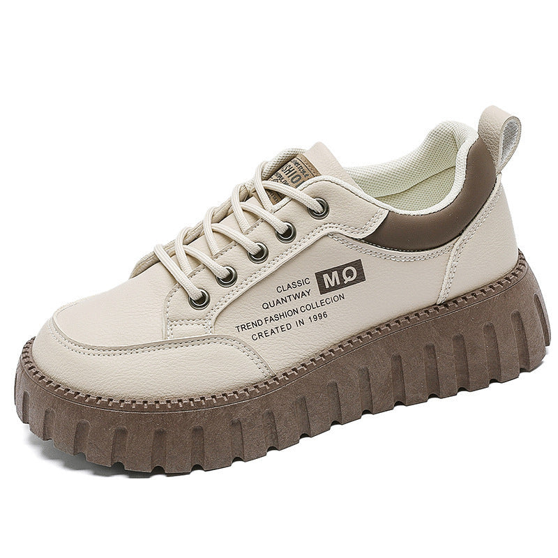 Damen modische Platform Sneaker mit verstärkter Sohle R&B