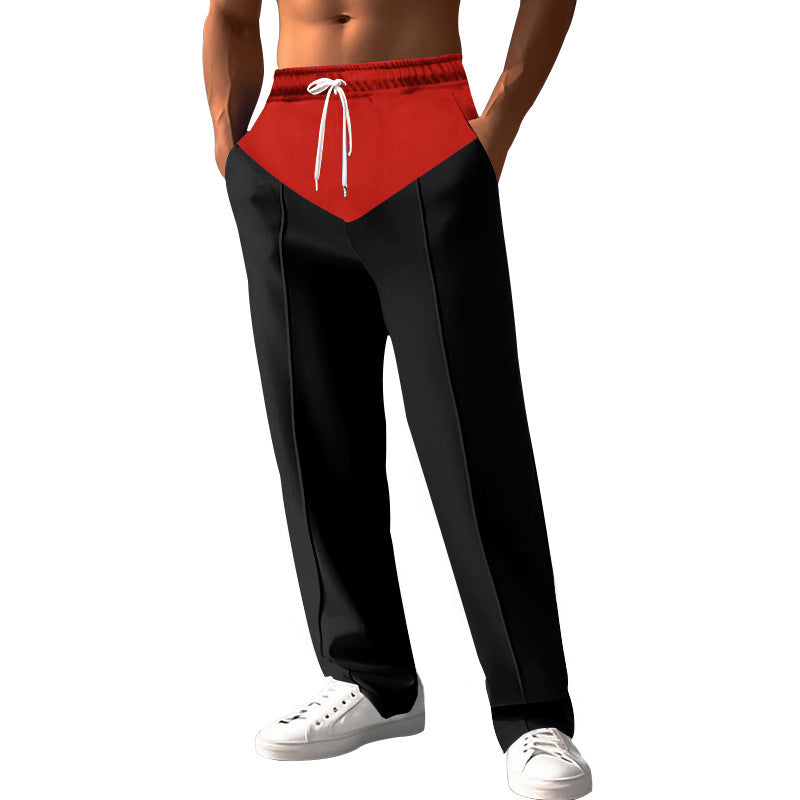 Herren modische Sweatpants mit innovativem Schnitt und seitlichen Eingrifftaschen R&B