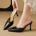 Damen Elegante Slingback-Pumps mit spitzem Zehenbereich und hohem Absatz R&B