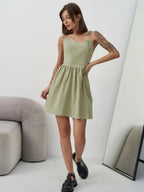 Damen sommerliches Wickelkleid R&B
