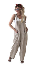 Damen Lässiger Overall mit breiten Beinen und praktischen Taschen R&B