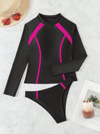 Damen Sportliches Zweiteiliges Badeanzug R&B