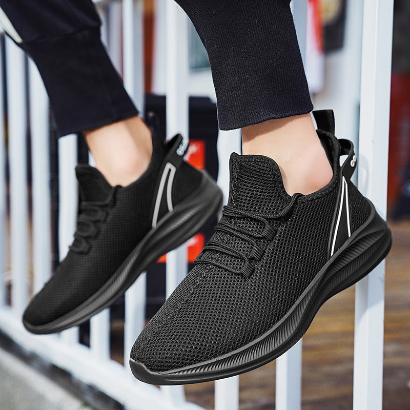 Damen Leichte und atmungsaktive Lauf Sneakers mit elastischem Obermaterial R&B