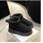 Damen kuschelige Fleece-Stiefel