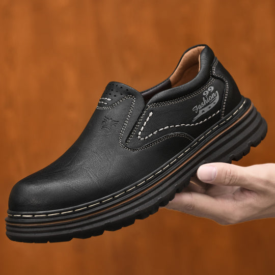 Herren Elegante Slip-On Schuhe aus hochwertigem Leder mit komfortabler Sohle R&B