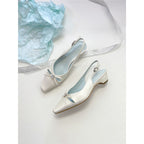 Damen Slingback Ballerinas mit eleganter Schleifenverzierung R&B