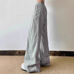 Damen Lässige Jogginghose mit weitem Schnitt und elastischem Bund R&B