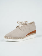 Damen Sneaker mit modischem Bastboden und atmungsaktivem Obermaterial R&B