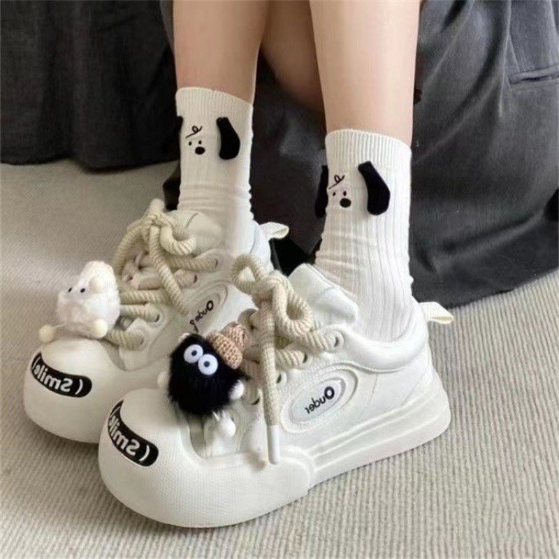 Damen Sportliche Sneaker mit modischem Textilobermaterial und klassischem Schnürsystem R&B