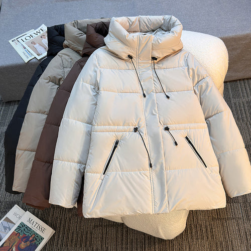 Damen Modische Funktionsjacke mit hohem Kragen und praktischen Reißverschlusstaschen R&B