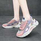 Damen Sportliche Sneaker mit atmungsaktivem Mesh und dämpfender Sohle
