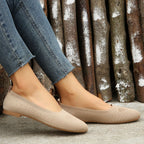 Damen Atmungsaktive Slip-On Ballerinas im minimalistischen Design R&B