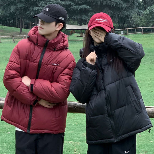 Damen Thermoisolierte Pufferjacke mit verstellbarer Kapuze und seitlichen Taschen R&B