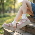 Damen Plateau-Sneakers mit sportlichem Design von R&B