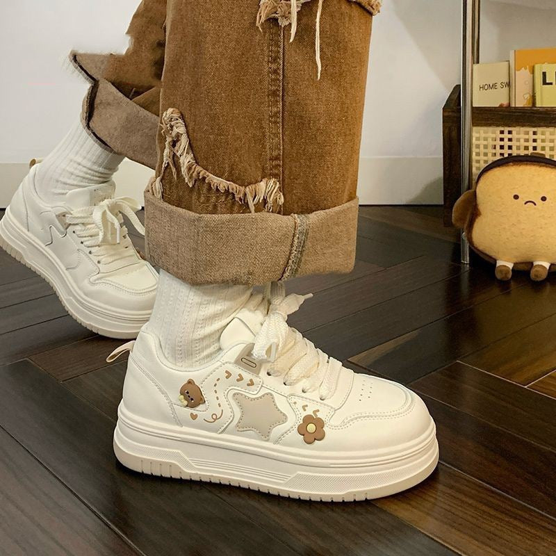 Damen Trendy Sneakers mit verspieltem Design und komfortablem Sohlenprofil R&B