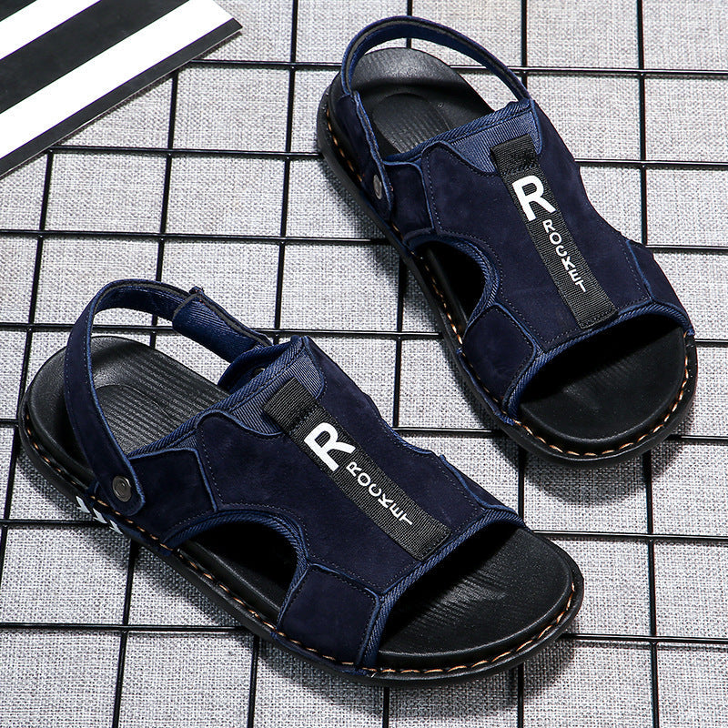 Herren Komfortable und stylische Freizeitsandalen mit verstellbarem Riemen R&B