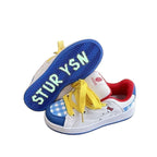 Damen Verspielte Sneakers mit einer Kombination aus Hochwertigem Obermaterial und Farbigen Akzenten