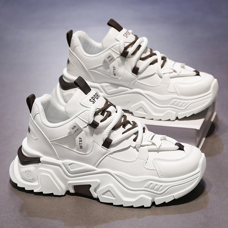 Damen Chunky Sneakers mit rutschfester Sohle und atmungsaktiver Mesh-Oberfläche