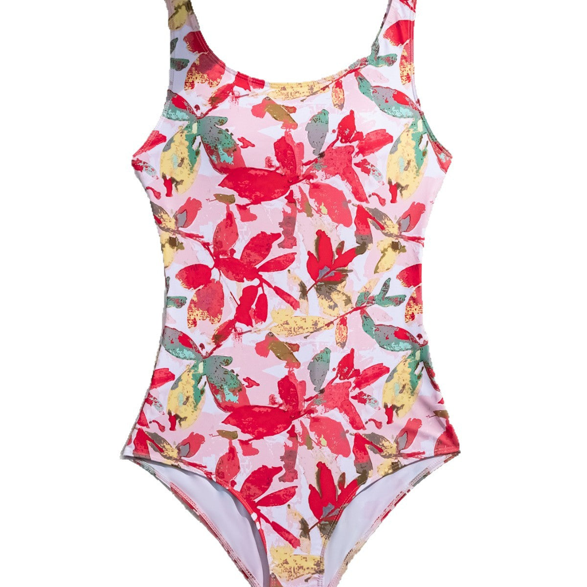 Damen Einteiliger Badeanzug mit floralem Muster R&B