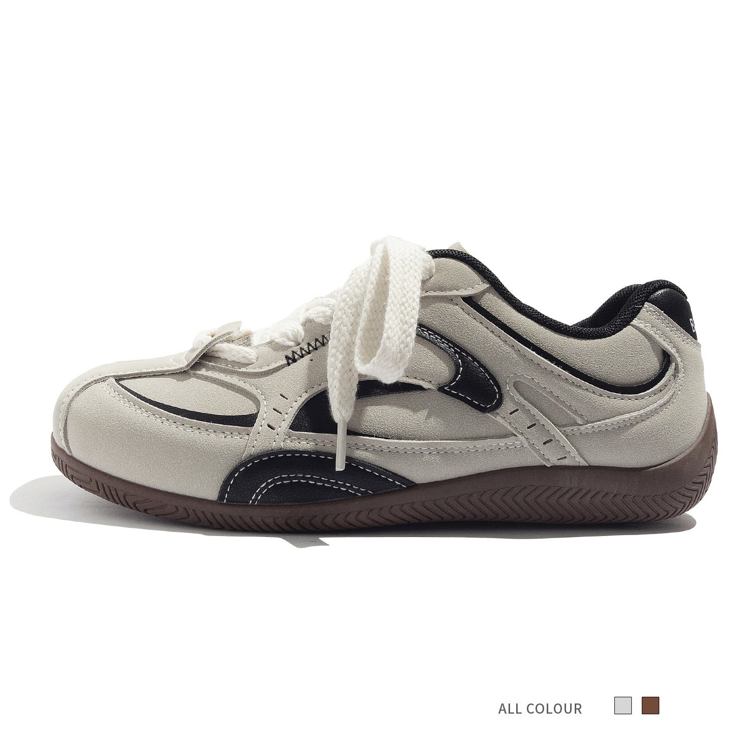 Damen Sportliche Sneaker mit rutschfester Gummisohle und atmungsaktiver Struktur