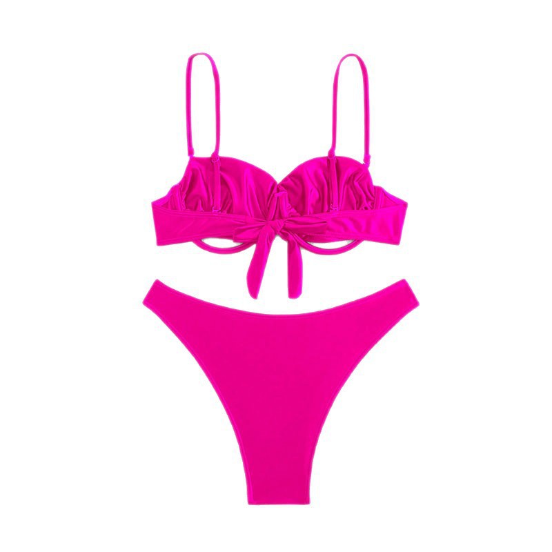 Damen Push-Up-Bikini mit verstellbaren Trägern und modischem Design