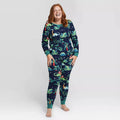 R&B | Dino Weihnachts-Pyjama Damen