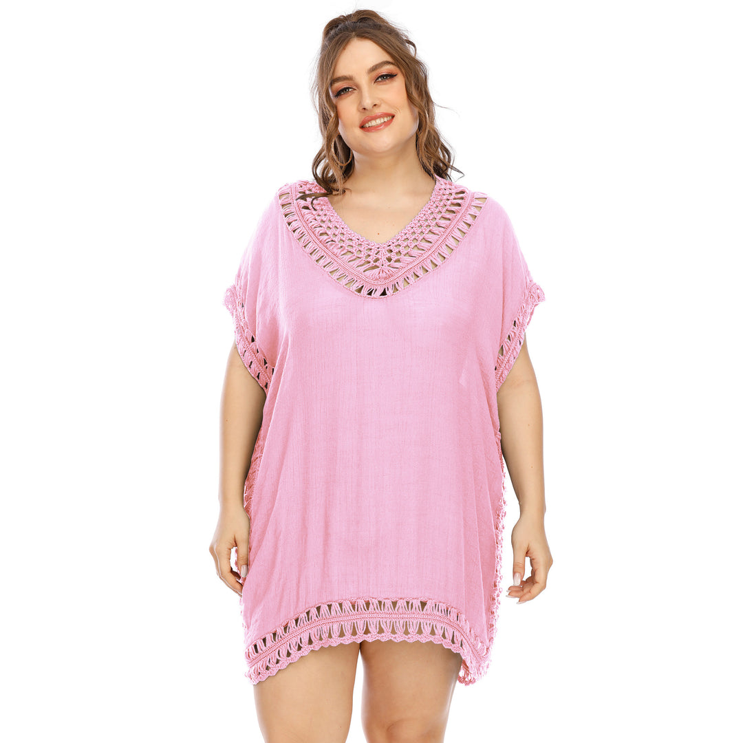 Damen eleganter häkeln Strandüberwurf R&B